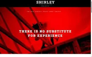 Shirley Construction website