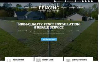 East Coast Fencing Inc website