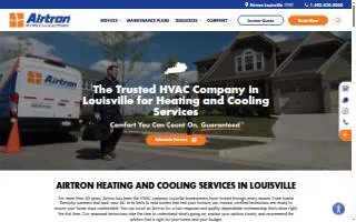 Airtron Heating and Air Conditioning of Louisville website
