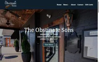 The Obstinate Sons website