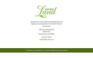 Estate Land website
