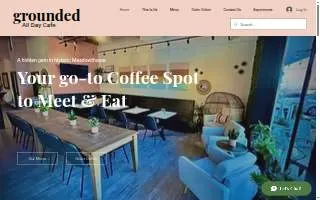 Grounded All Day Cafe website