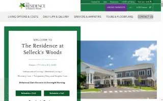 The Residence at Selleck's Woods of Darien website