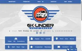 6k And Under Auto Sales website