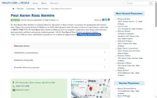Paul Ikemire, MD website