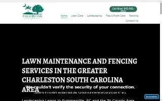 Palm & Oak Lawn Care and Fencing website