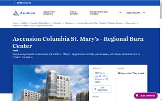 Ascension Columbia St. Mary's - Regional Burn Center