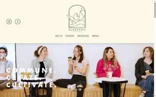 Overflow Coffee SHV website