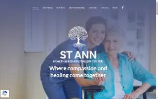 St Ann Health and Rehabilitation Center website