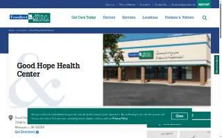 Good Hope Health Center website