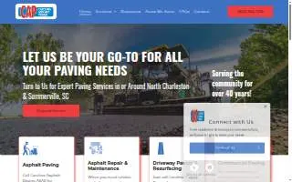 Carolina Asphalt Paving website