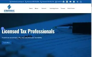 Strategic Accounting and Tax Service - Tax Accountant Worcester website