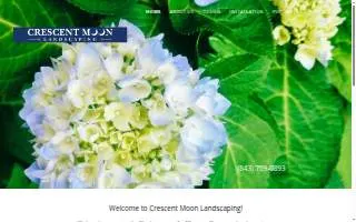 Crescent Moon Landscaping of Charleston website