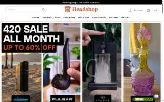 Headshop Hair Factory website