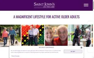 Saint John's On The Lake Health Center website