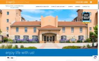 Wilson Commons - Assisted Living website