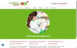 Caring Pharmacy website