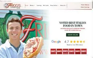 Frigo Foods of Springfield website