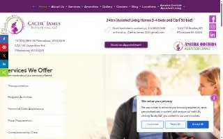 Cache' James Better Living LLC website