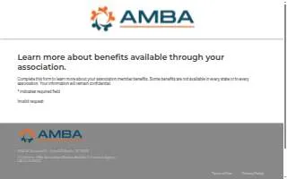 Amba Cambridge website
