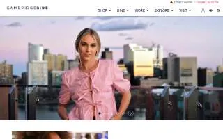 Cambridgeside Dental Associates website