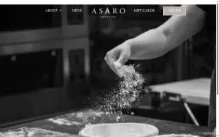 Asaro Bakery and Cafe website