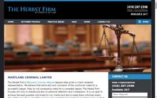 Maryland Criminal Defense Law Group of Baltimore website