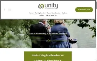 Unity Senior Living website