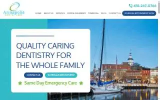 Annapolis Dental Care website