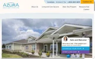 Azura Memory Care of Oak Creek website