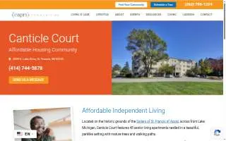 Canticle Court website