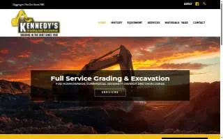 Kennedy's Grading & Excavation, INC website