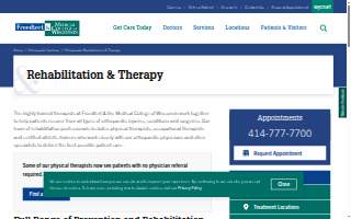 Rehabilitation Medicine Clinic - Froedtert Hospital
