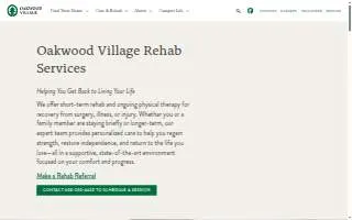 Hebron Oaks Skilled Nursing & Rehabilitation Center website