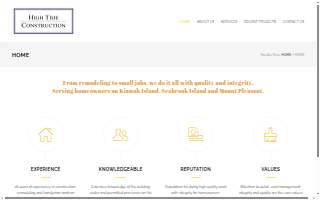 High Tide Construction – Construction Renovation Theme