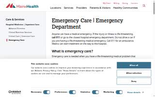 MaineHealth Maine Medical Center Portland Emergency Department