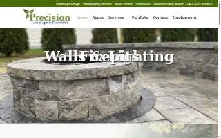Precision Landscape & Excavation of Portland website