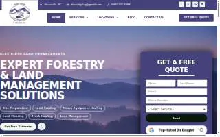 Blue Ridge Land Enhancements website