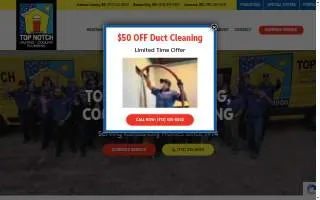 Top Notch Heating & Air Conditioning Bangor website