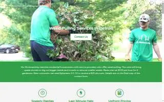 His Workmanship - Detroit website
