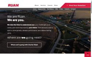 Ruan Transportation Management Systems of Nampa website