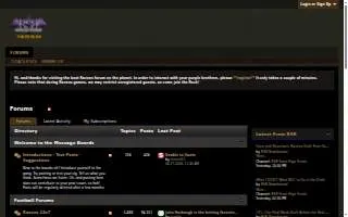 The Ravens Club website