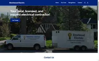 Brentwood Electric website