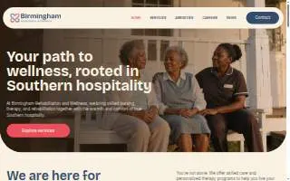 Birmingham Nursing & Rehab Center website