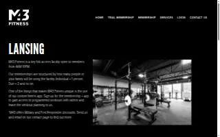 M43 Fitness website