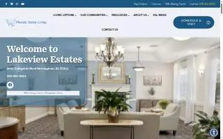 Lakeview Estates - Memory Care Community of Birmingham website