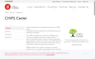 Children's of Alabama - Children's Hospital Intervention and Prevention Services Center website
