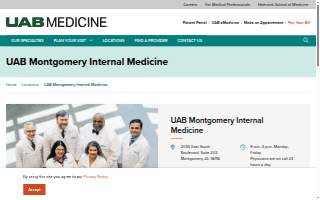 Internal Medicine at UAB Medicine Montgomery
