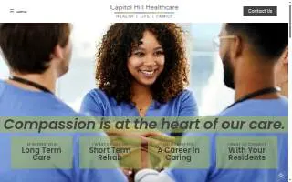 Capitol Hill Healthcare website