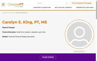 Carolyn E King Rehabilitation website